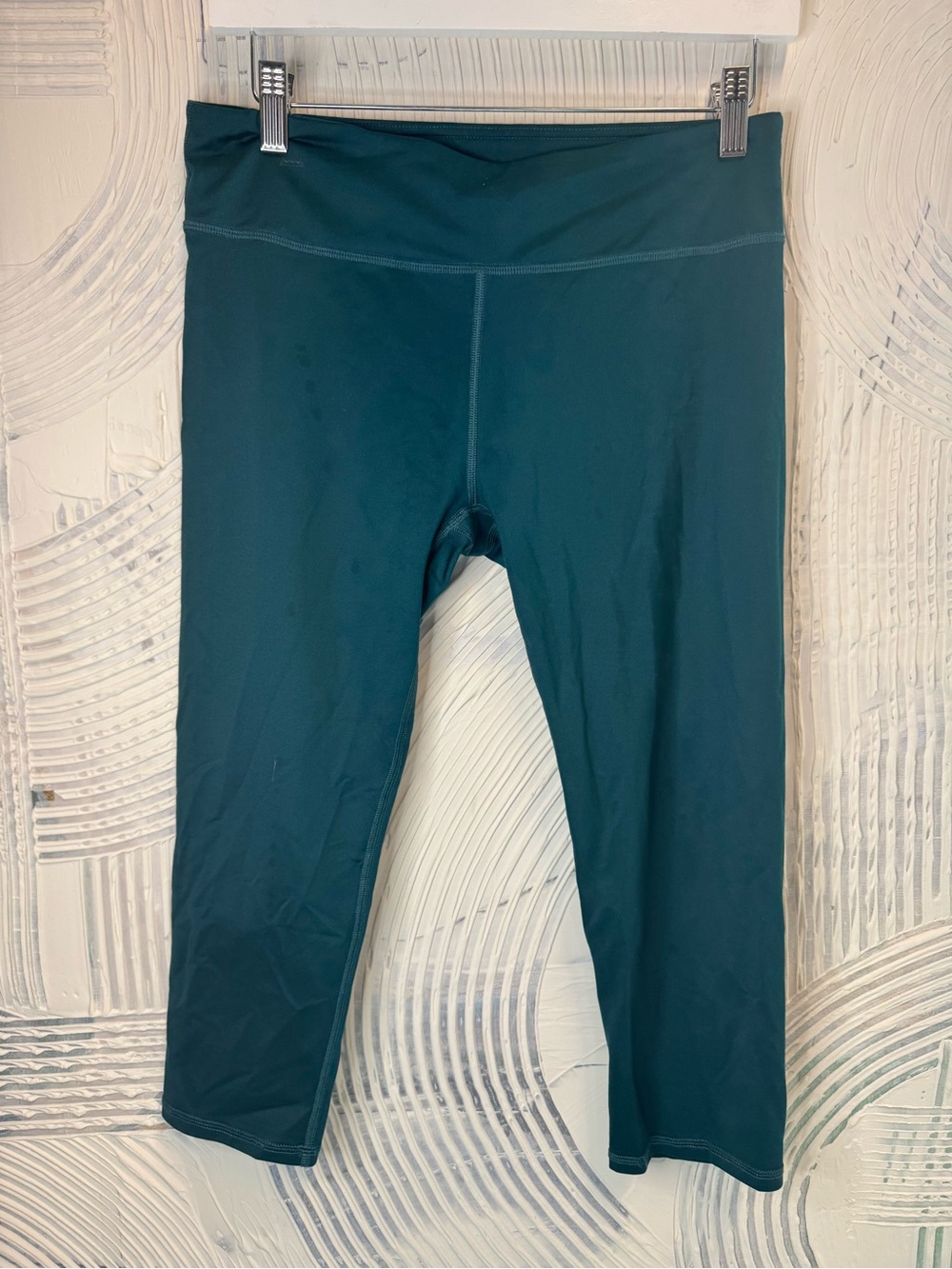 Fabletics Capri Swim Leggings in Teal
